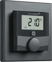 3er Set - Homematic IP Wandthermostat, anthrazit - HmIP-WTH-A - 159820A0