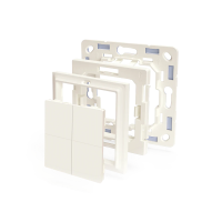 Shelly Adapter - Gira-Merten 4er Set Zubehr fr BLU Wall Switch