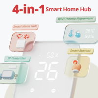 SwitchBot Hub 2 WLAN Thermometer & Hygrometer wei