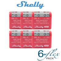 Shelly 1PM Mini Gen4 - 6er Pack