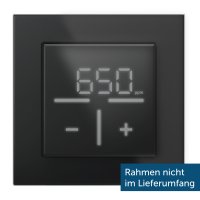Homematic IP Glas-Wandthermostat mit CO2-Sensor schwarz - HmIP-WGTC-A