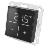 Homematic IP Glas-Wandthermostat mit CO2-Sensor schwarz - HmIP-WGTC-A