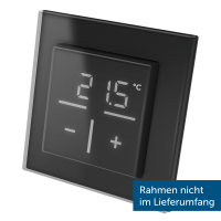 Homematic IP Glas-Wandthermostat mit CO2-Sensor schwarz - HmIP-WGTC-A