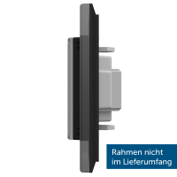 Homematic IP Glas-Wandthermostat mit CO2-Sensor schwarz - HmIP-WGTC-A