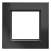 Homematic IP Glasrahmen 1-fach schwarz - HmIP-GF1-A