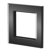 Homematic IP Glasrahmen 1-fach schwarz - HmIP-GF1-A