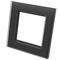 Homematic IP Glasrahmen 1-fach schwarz - HmIP-GF1-A
