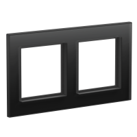 Homematic IP Glasrahmen 2-fach schwarz - HmIP-GF2-A