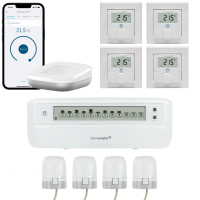 Homematic IP Fubodenheizungssteuerung motorisch fr 4 Rume Flexpaket