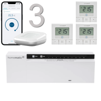 Homematic IP Funk Fubodenheizungset 3fach WTH-B