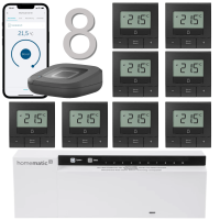Homematic IP Funk Fubodenheizungset 8fach WTH-B