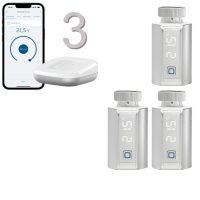 Homematic IP Evo Heizungssteuerung 3er Set, silber