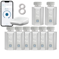 Homematic IP Evo Heizungssteuerung 8er Set, silber