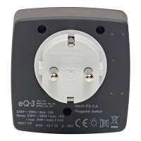 Homematic IP Schaltsteckdose, anthrazit, HmIP-PS-2-A, 161613A0