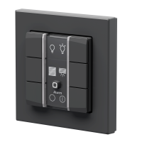 Homematic IP Wandtaster 6-fach, 230 V, anthrazit, 162028A0