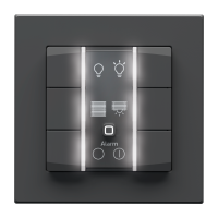 Homematic IP Wandtaster 6-fach, 230 V, anthrazit, 162028A0