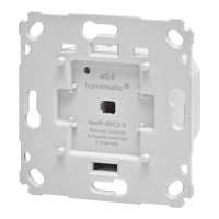 Homematic IP Wandtaster f�r Markenschalter 2-fach - 161839A0