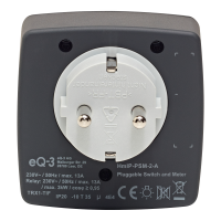 Homematic IP Schalt-Mess-Steckdose, anthrazit - 161599A0