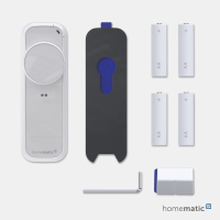 Homematic IP T�rschlossantrieb - pro, wei�-silber HmIP-DLP-WS