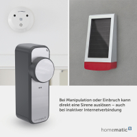 Homematic IP T�rschlossantrieb - pro, anthrazit-silber HmIP-DLP-AS