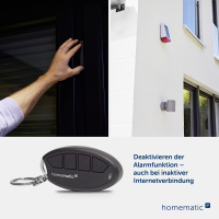 Homematic IP Schl�sselbundfernbedienung Alarm - HmIP-KRCA-2 - 160741A0