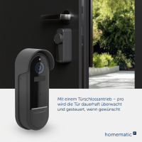 Homematic IP Video-T�rklingel, anthrazit,  HmIP-CODB-A, 162946A0