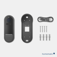 Homematic IP Video-T�rklingel, anthrazit,  HmIP-CODB-A, 162946A0