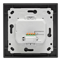 Homematic IP Wired Smart Home Temperatur- und Luftfeuchtigkeitssensor mit Display - innen, anthrazit, HmIPW-STHD-A, 160553A0