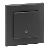 Homematic IP Wired Smart Home Temperatur- und Luftfeuchtigkeitssensor innen, anthrazit, HmIPW-STH-A - 160536A0