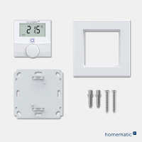 Homematic IP Wandthermostat mit Luftfeuchtigkeitssensor , HmIP-WTH-3 , 162510A0
