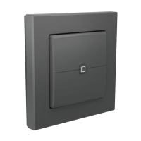 Homematic IP Universal Dimmeraufsatz - Taster, anthrazit ( HmIP-UDI-PB2-A, 162329A0 )