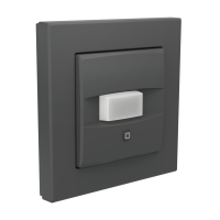 Homematic IP Universal Dimmeraufsatz - Bewegungsmelder, anthrazit ( HmIP-UDI-SMI55-A, 162343A0)