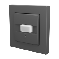 Homematic IP Universal Dimmeraufsatz - Bewegungsmelder, anthrazit ( HmIP-UDI-SMI55-A, 162343A0)