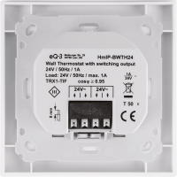 Homematic IP Wandthermostat mit Schaltausgang - fr Markenschalter, 24 V