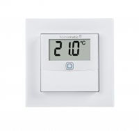 Homematic IP Wired Temperatur- und Luftfeuchtigkeitssensor mit Display innen